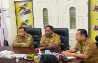 Plh Gubernur Ridwan Terima Kunjungan Perdana Gubernur Papua Pegunungan